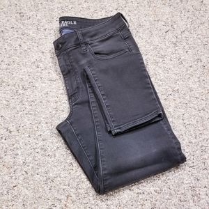 American Eagle dark grey jeggings size 12